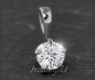 Preview: Brillant Anhänger 585 Gold, 0,80ct; 14K Weißgold